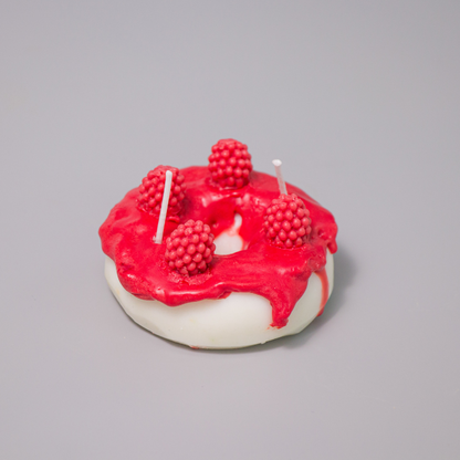 Rasberry Doughnut Soy Wax Candle