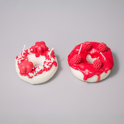 Rasberry Doughnut Soy Wax Candle