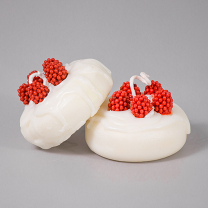 White Chocolate & Rasberry Cake Soy Wax Candle