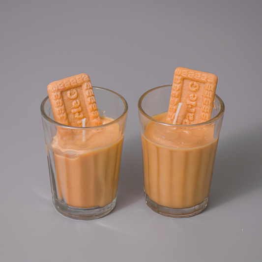 Chai & Biscuit Soy Wax Candle Pack of 2