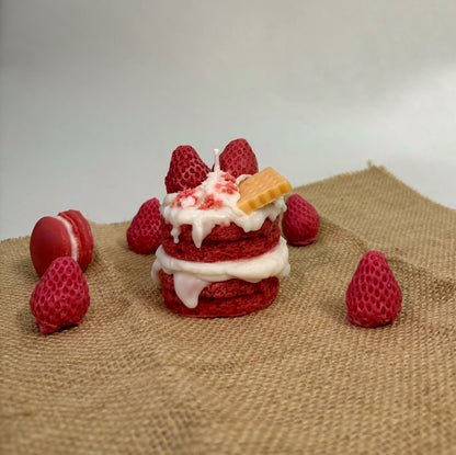 Strawberry Shortcake Soy Wax Candle