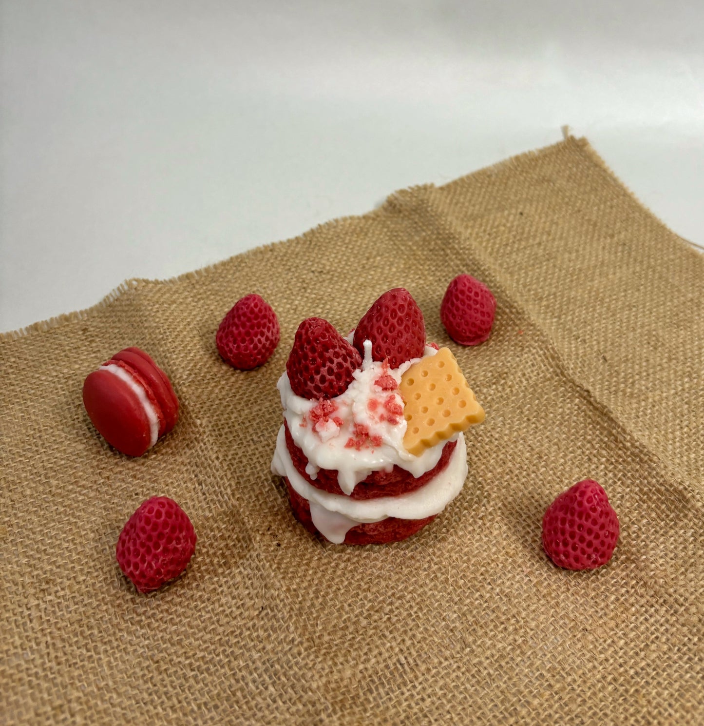 Strawberry Shortcake Soy Wax Candle