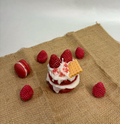 Strawberry Shortcake Soy Wax Candle