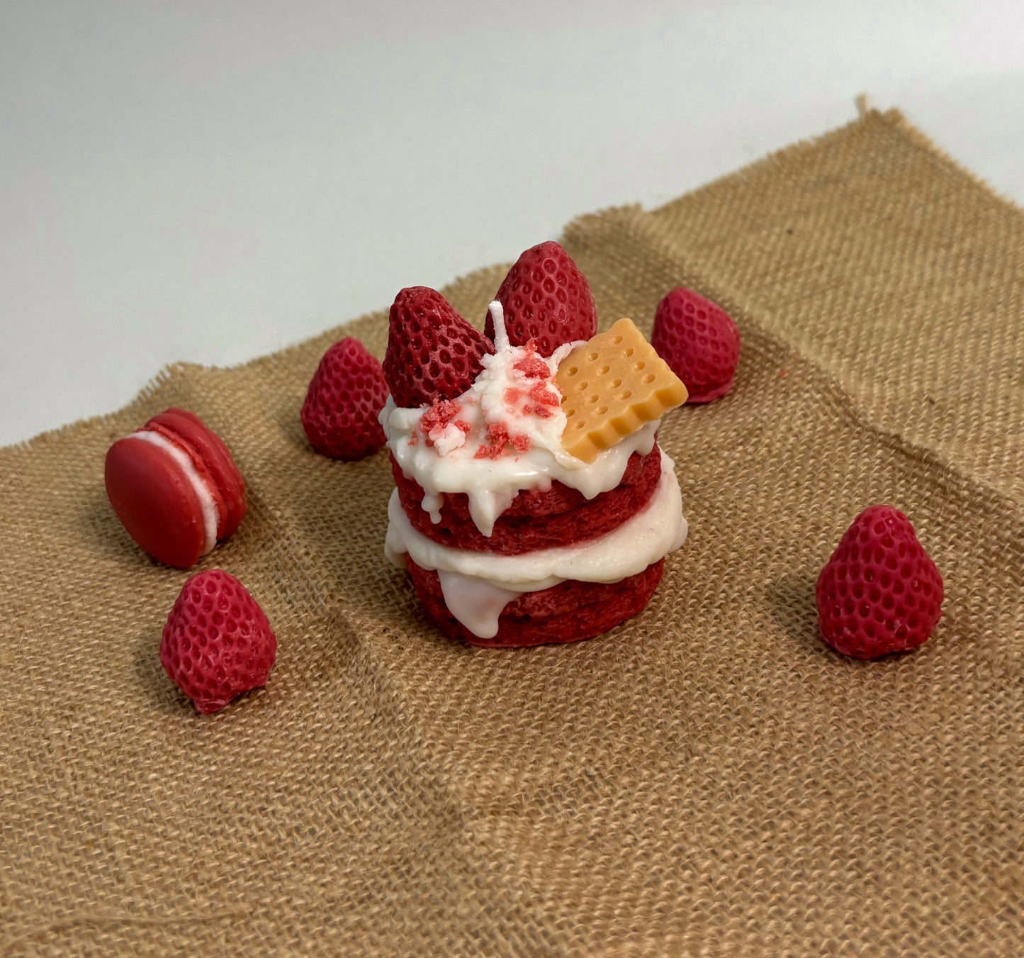 Strawberry Shortcake Soy Wax Candle