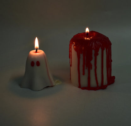 Boo & Bleed Halloween Candle Set